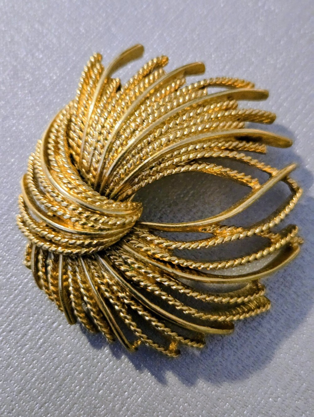 Vintage Signed Monet Mirador Fireworks Brooch